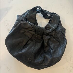 Black Kooba Slouchy Leather Hobo Bag